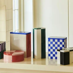 Boîte Tin à carreaux