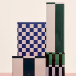 Boîte Tin à carreaux