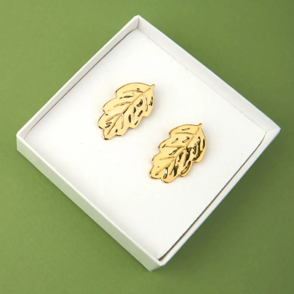 Boucles D'oreilles Feuilles