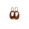 Boucles d'oreilles goutte en résine
