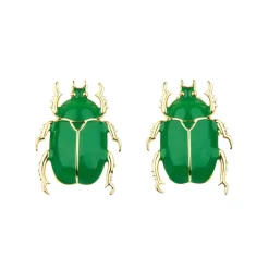 Boucles D'Oreilles Scarabée