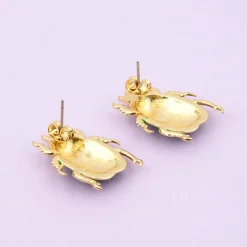 Boucles D'Oreilles Scarabée