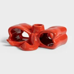 Bougeoir Ruban - Rouge