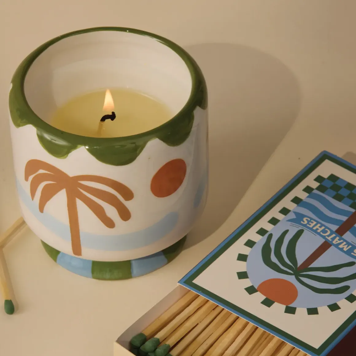 Bougie parfumée Adopo - Lush Palms