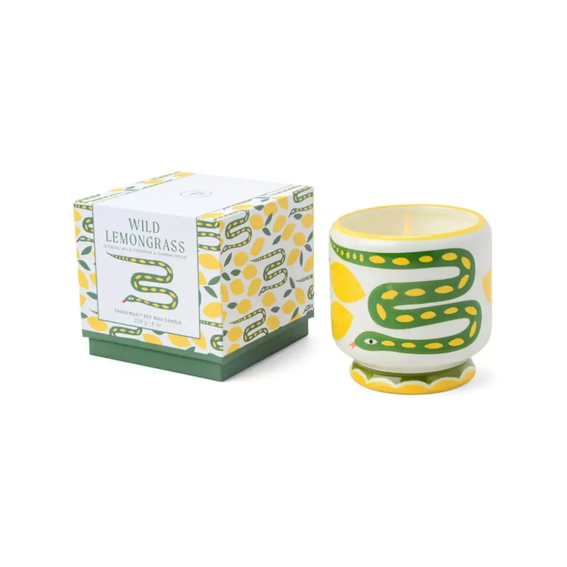 Bougie parfumée Adopo - Snake Wild Lemongrass