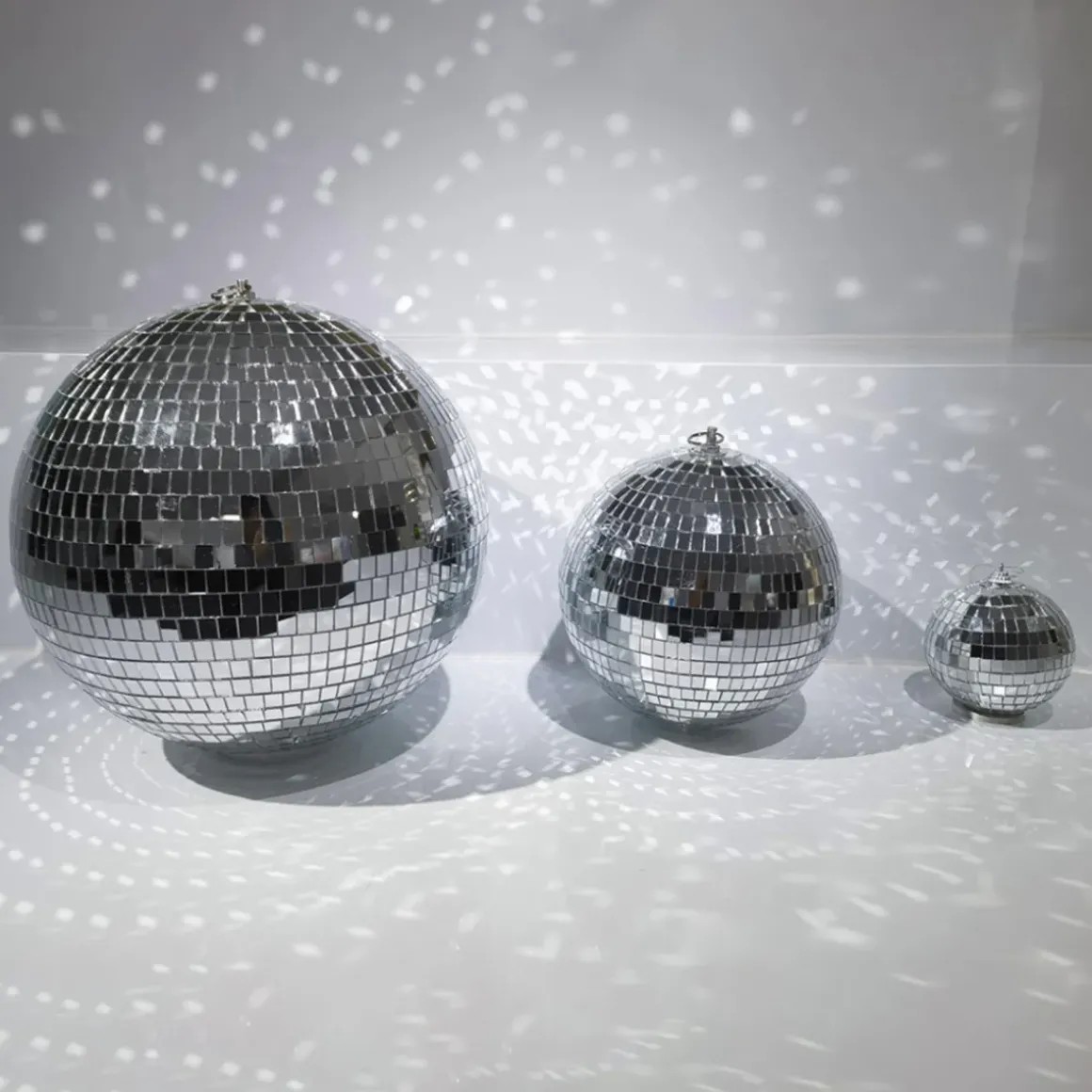 Boule Disco Ø 10 cm - Argent