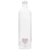 Bouteille Love en verre borosilicate - 1,2 L