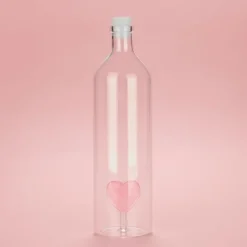 Bouteille Love en verre borosilicate - 1,2 L