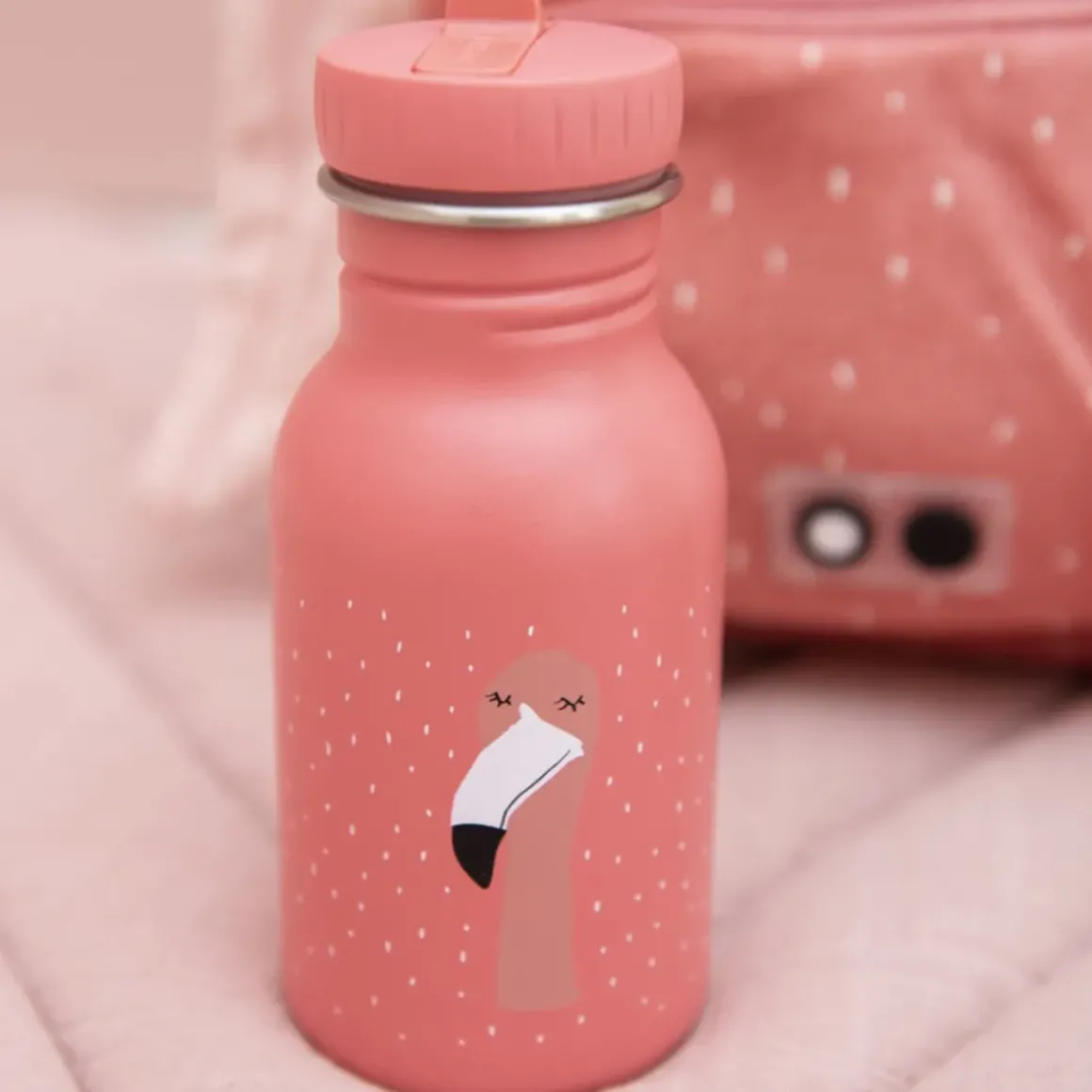 Bouteille Mrs Flamingo en acier inoxydable 350 ml
