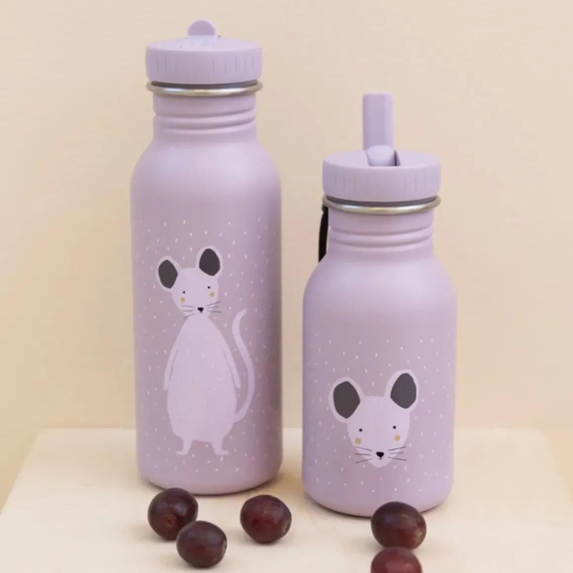 Bouteille Mrs Mouse en acier inoxydable 500 ml