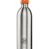 Bouteille Urban En Acier Argenté 1L