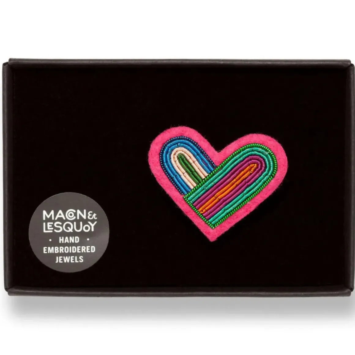 Broche Coeur en cage