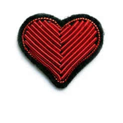 Broche Coeur Rouge