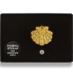 Broche Coquille Saint Jaques Perle S