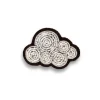Broche Nuage Cumulus - Argent