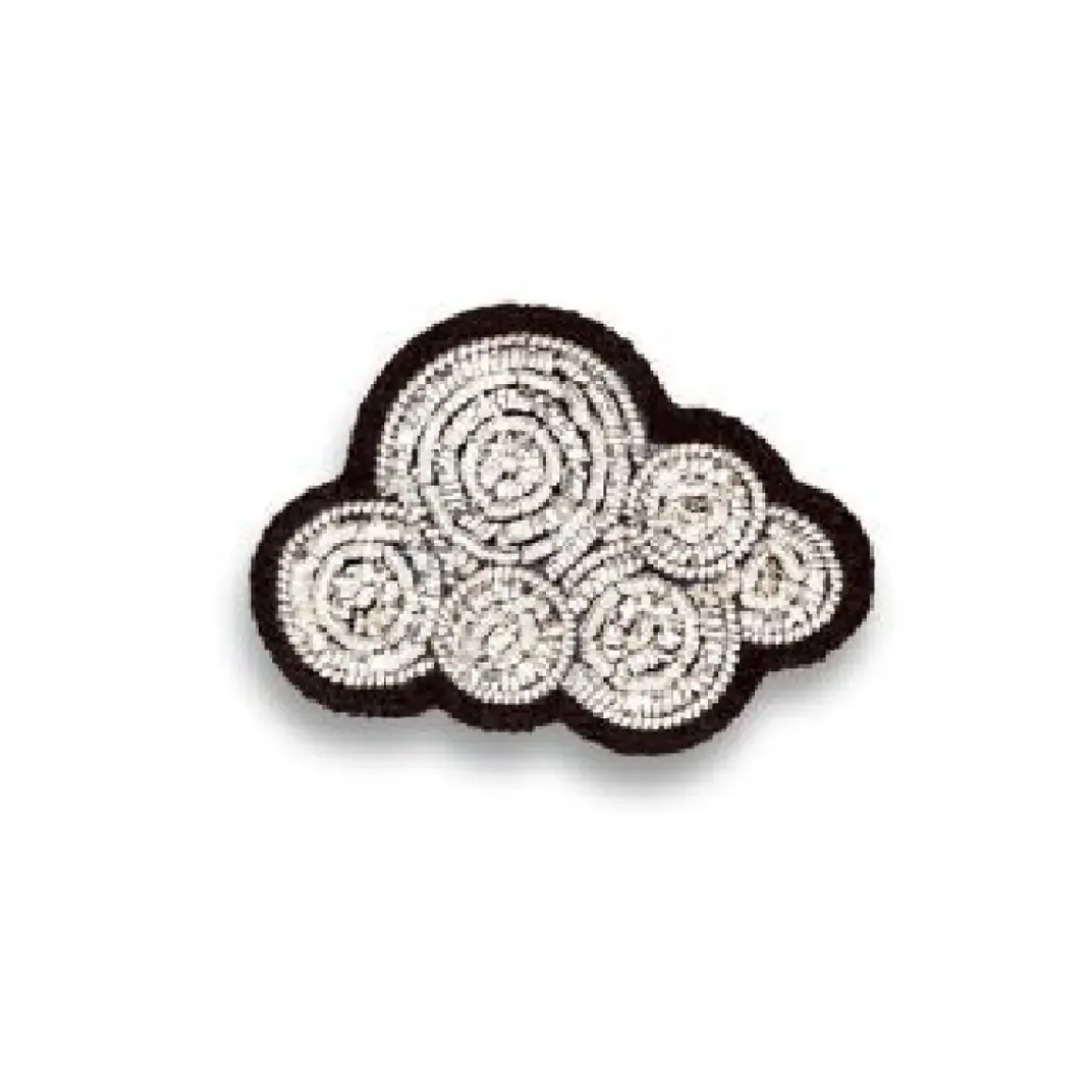 Broche Nuage Cumulus - Argent