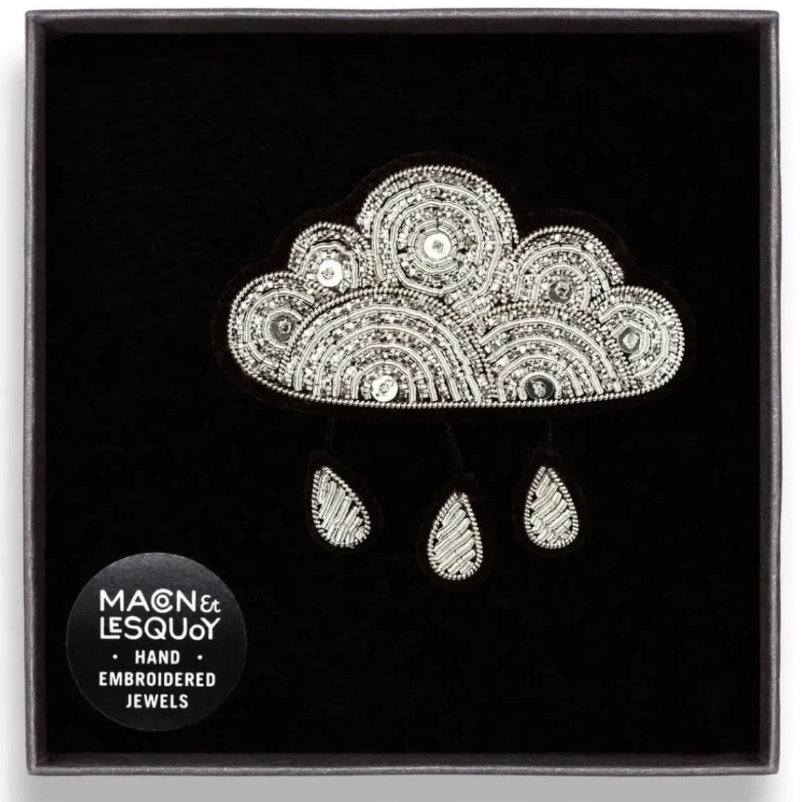 Broche Nuage et Pluie