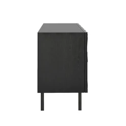 Buffet Graphic en teck verni - 4 portes