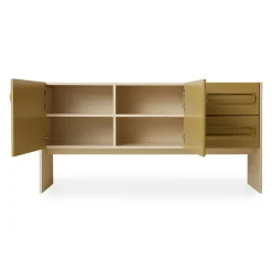 Buffet Space Dresser - 160 x 42 x 80 cm - Sage u0026 Cream