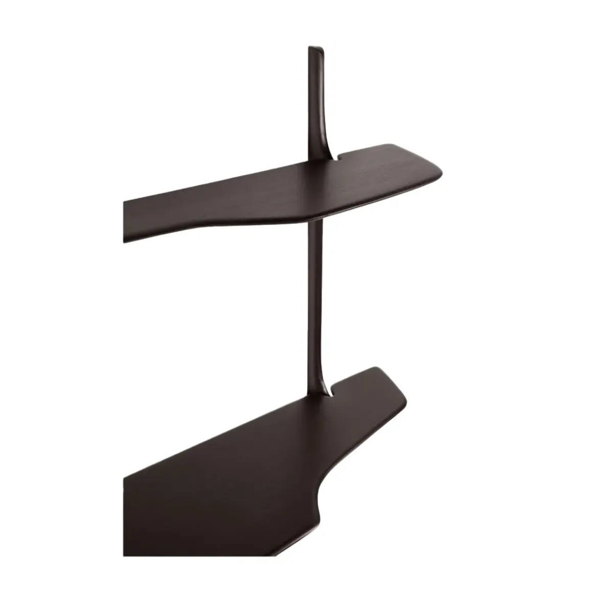 Bureau Mural PI en Acajou Vernis - 140 x 48 x 126 cm