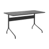 Bureau Pavilion AV16 Linoleum Black 4023 - Chêne Noir / Pieds Noir