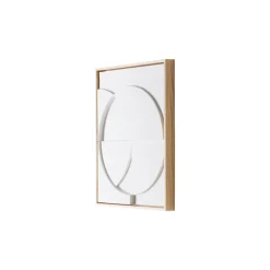 Cadre Relief Art C - 40 x 50 cm - Blanc S