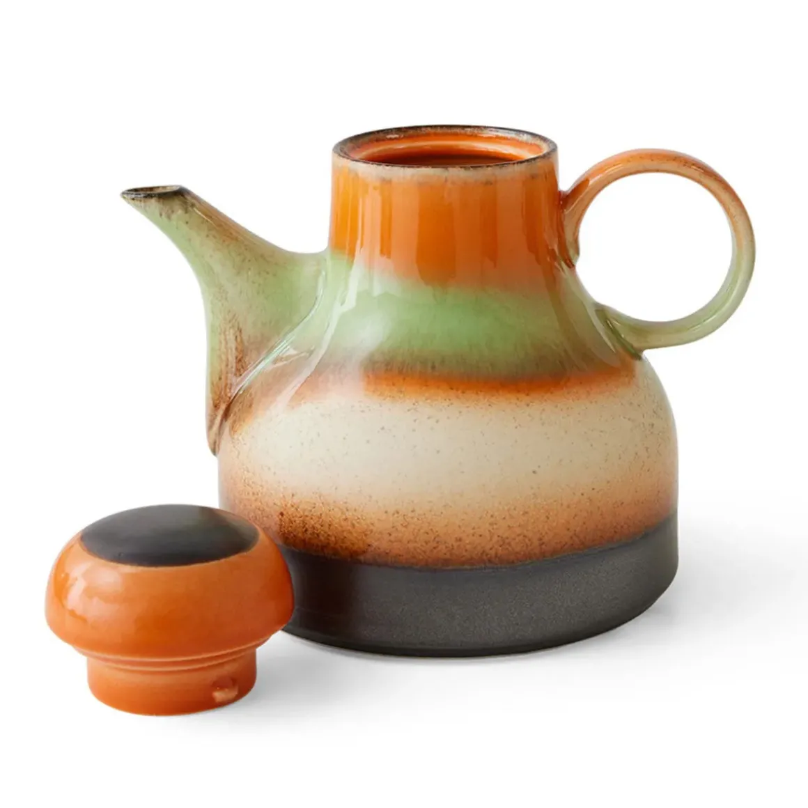 Cafetière Morning 70's en Céramique - 19 cm x 14 cm x 17.7 cm