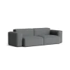 Canapé Mags Soft Low 2.5 places - Combinaison 1 - Steelcut Trio 153 - Coutures Black