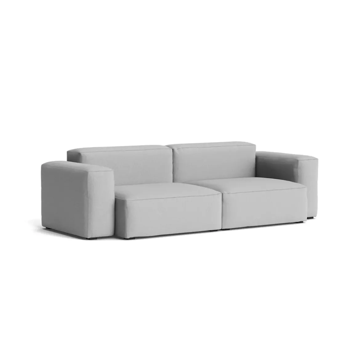 Canapé Mags Soft Low 2.5 places - Combinaison 1 - Steelcut Trio 113 - Coutures Light Grey