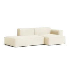 Canapé Méridienne Mags Soft Low 2.5 places - Combinaison 3 right - Hallingdal 100 - Coutures Beige