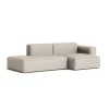 Canapé Méridienne Mags Soft Low 2.5 places - Combinaison 3 right - Roden 04 - Coutures Beige