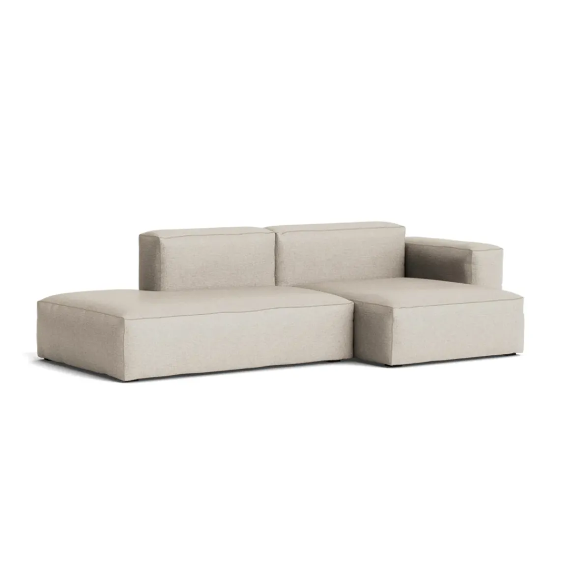 Canapé Méridienne Mags Soft Low 2.5 places - Combinaison 3 right - Roden 04 - Coutures Beige