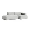 Canapé Méridienne Mags Soft Low 2.5 places - Combinaison 3 right - Hallingdal 116 - Coutures Light Grey