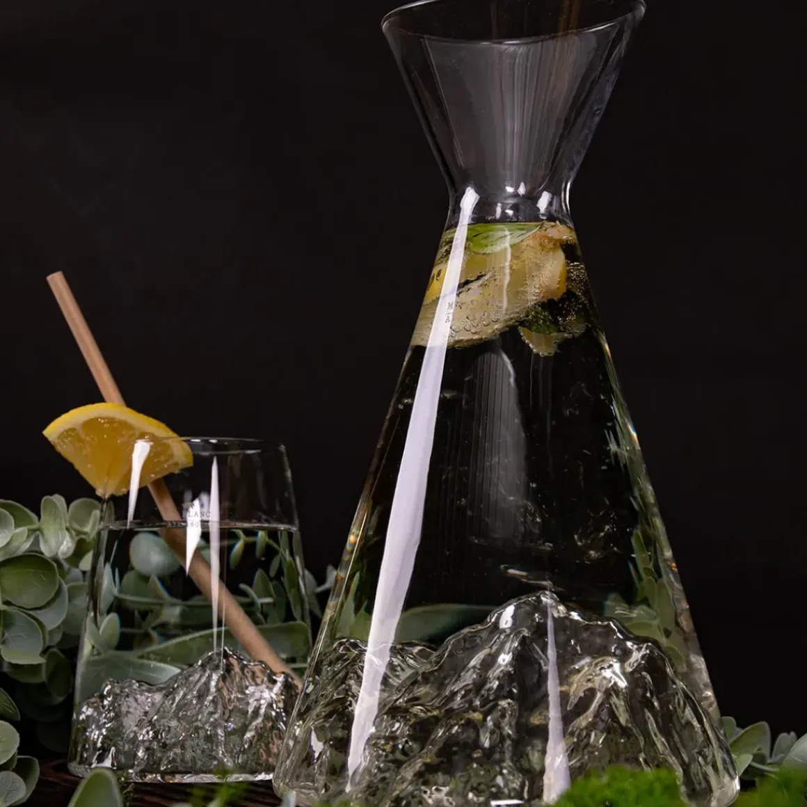 Carafe à Eau Topographique Mont Blanc