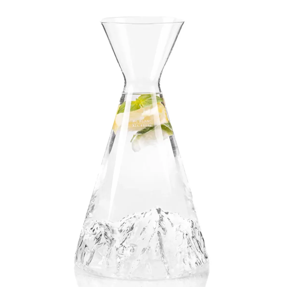 Carafe à Eau Topographique Mont Blanc