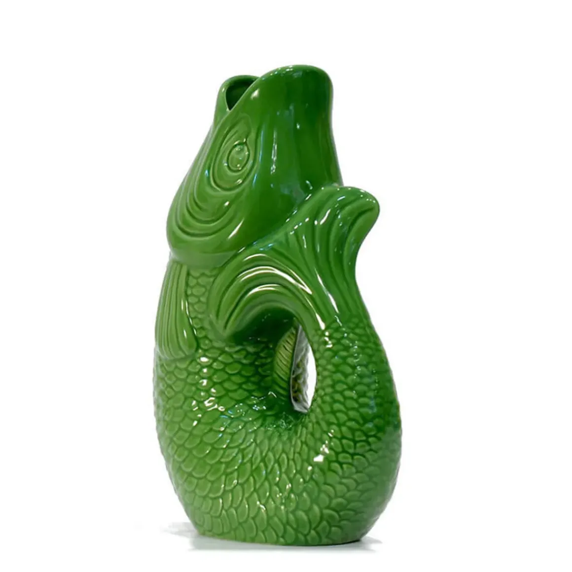 Carafe / Vase Monsieur Carafon Poisson - Vert Bay