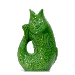 Carafe / Vase Monsieur Carafon Poisson - Vert Bay