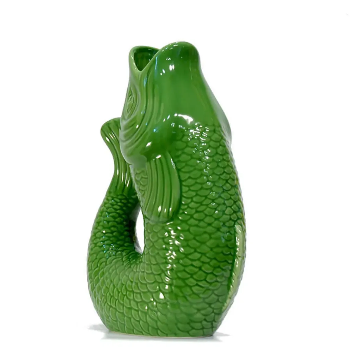 Carafe / Vase Monsieur Carafon Poisson - Vert Bay