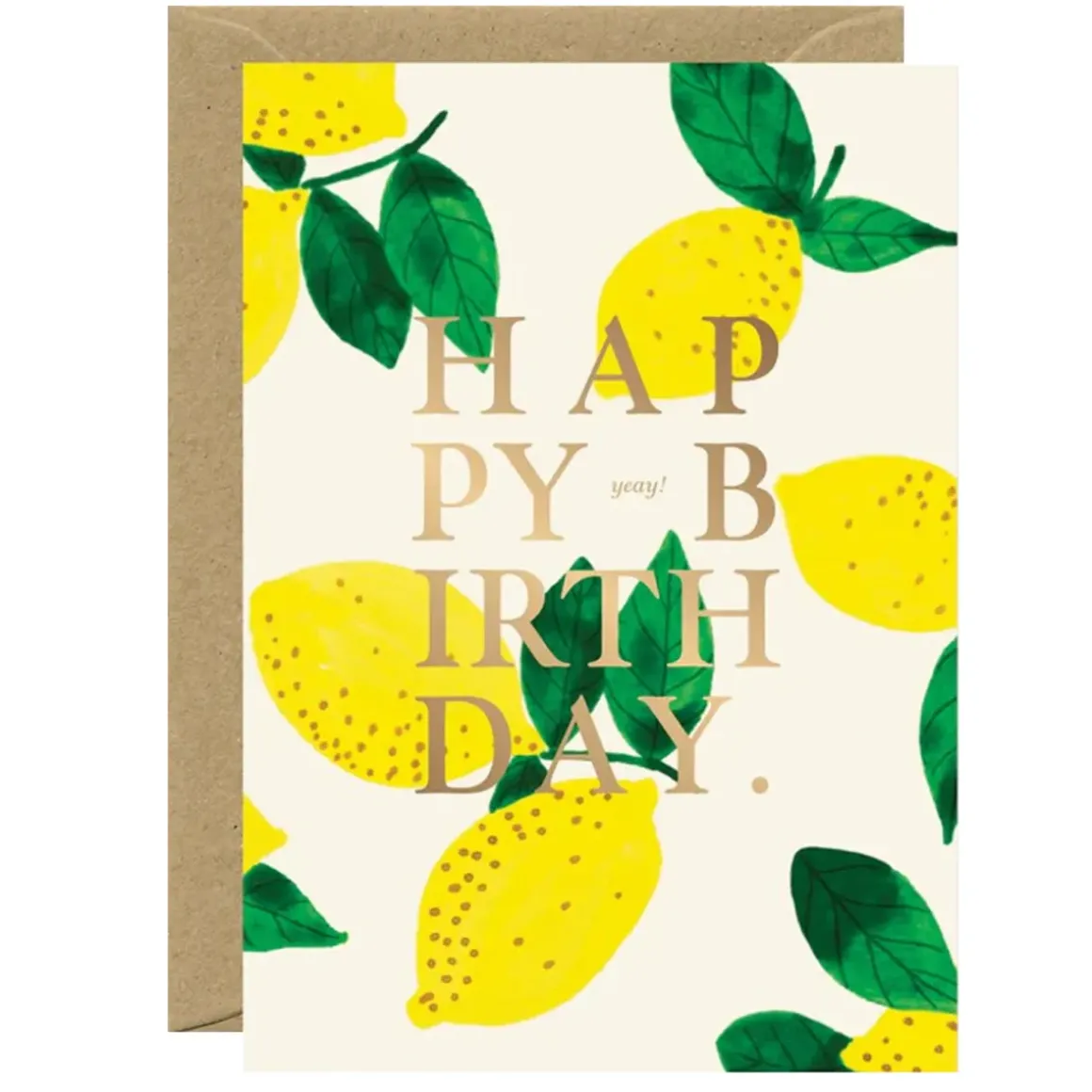 Carte d'anniversaire Lemon