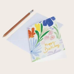 Carte Double Parfum Joyeux Anniversaire