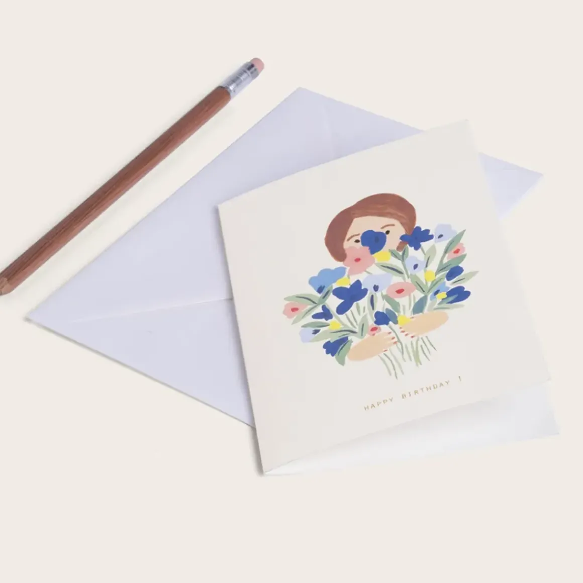 Carte Happy Flowers