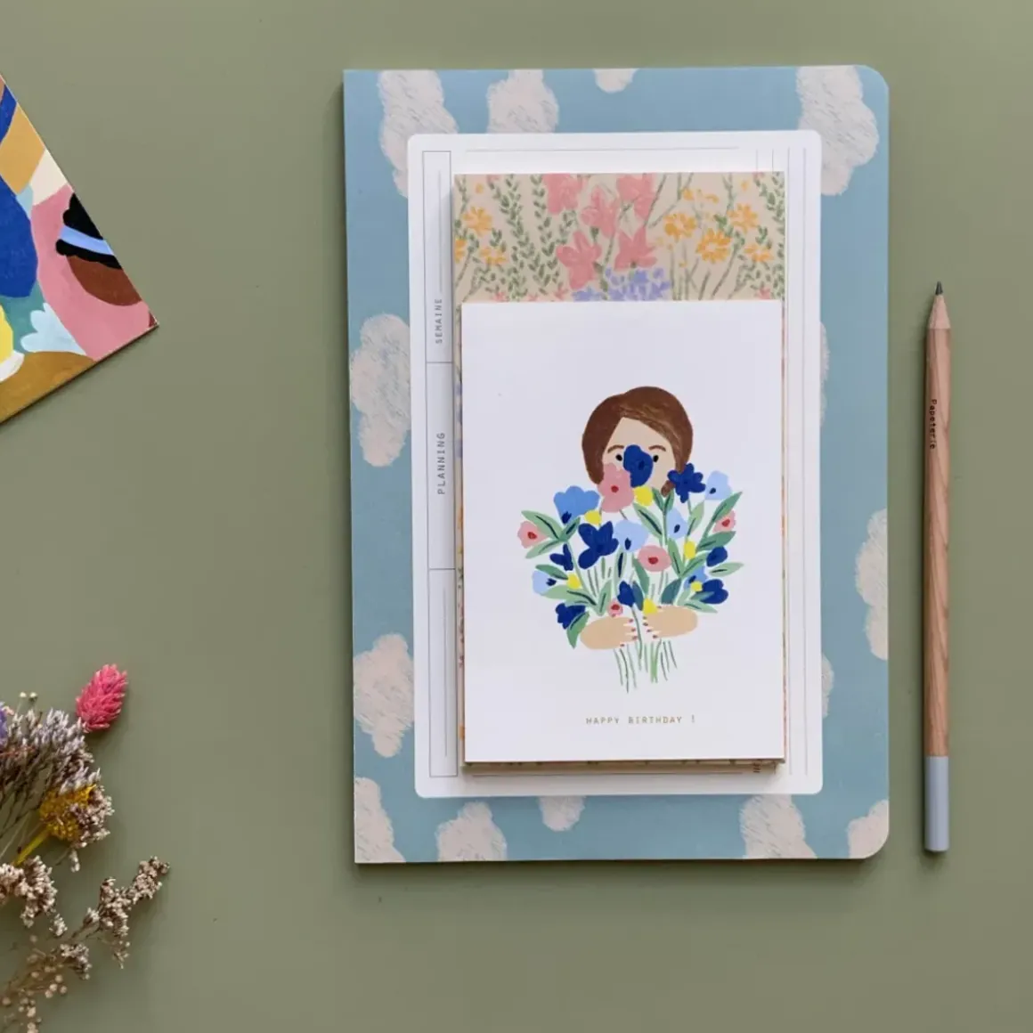 Carte Happy Flowers