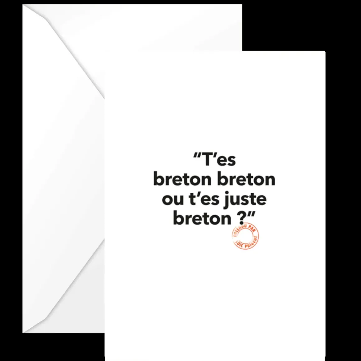 Carte Postale Loic Prigent Tes Breton Breton