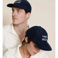 Casquette l'Amour est Déclaré Côtelé - Navy