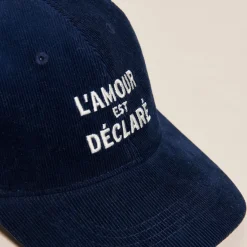 Casquette l'Amour est Déclaré Côtelé - Navy