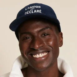 Casquette l'Amour est Déclaré Côtelé - Navy