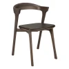 Chaise Bok en chêne brun