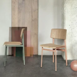 Chaise Loft - Vert u0026 Chêne