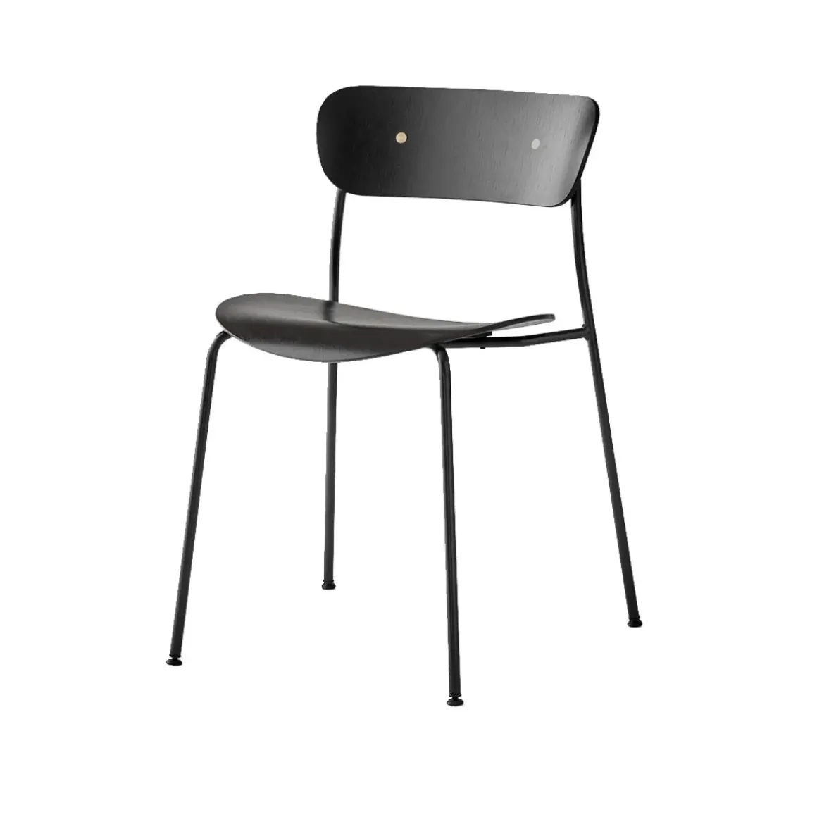 Chaise Pavilion AV1 Chêne - Noir