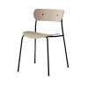 Chaise Pavilion AV1 Chêne - Pieds noirs